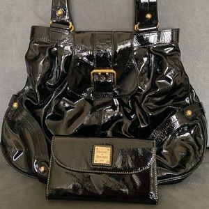 Dooney & Bourke Limited Edition (2008) Patent Leather Bag & Wallet